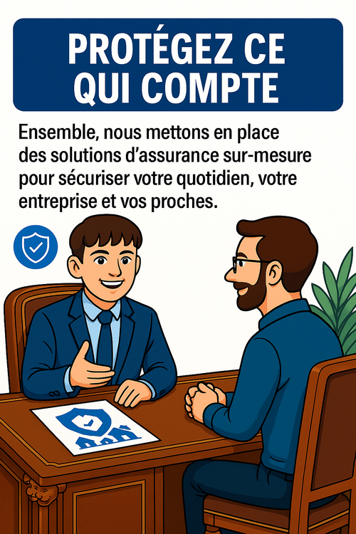 Ensemble, nous mettons en place des solutions d'assurance sur-mesure pour sécuriser votre quotidien, votre entreprise et vos proches
